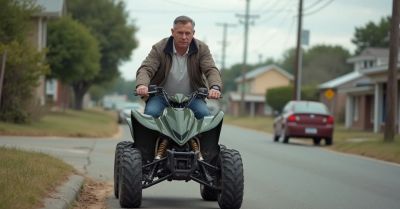 Pijany kierował quadem bez uprawnień i dokumentów