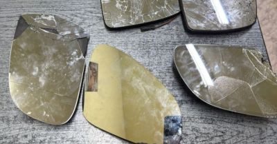 Mężczyzna zatrzymany z wkładami lusterek po nocnej kontroli