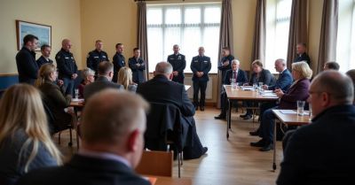 Razem dla bezpieczeństwa: debata policji z mieszkańcami Parysowa