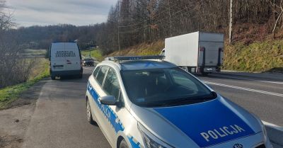 Kontrole kabotażu na DK 19 w Domaradzu. Akcja policji i ITD