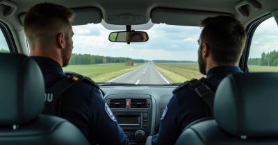 Wylicytował dzień z policjantami WOŚP w Kluczborku