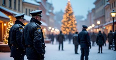 Świąteczne życzenia od Komendanta Policji w Krasnymstawie