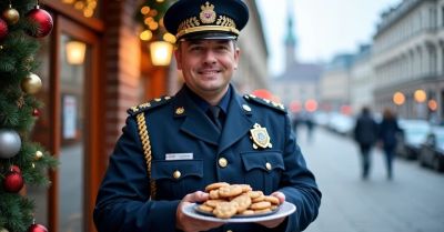 Świąteczne życzenia od Komendanta Policji w Lubaczowie