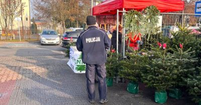 Policja kontroluje sprzedaż ryb i choinek w powiecie bieruńskim