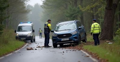 Tragiczny wypadek w Murowie. Kierowca zginął na miejscu