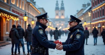 Życzenia świąteczne od leżajskiej Policji