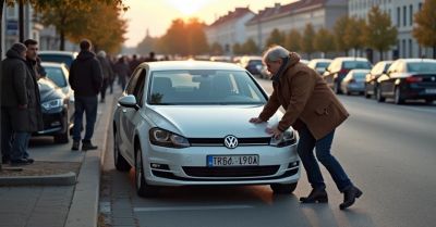 Obywatelskie zatrzymanie nietrzeźwej kierującej na parkingu