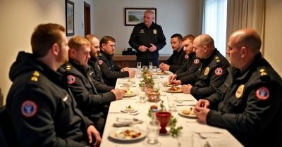 Wigilia w Komendzie Powiatowej Policji w Środzie Wlkp.