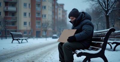 Zimowy apel policji reaguj gdy komuś grozi wychłodzenie