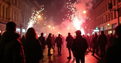 Bezpieczny Sylwester apel policji i zasady używania fajerwerków