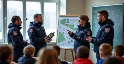 Ferie bezpieczne dzięki prelekcjom zwoleńskich policjantów