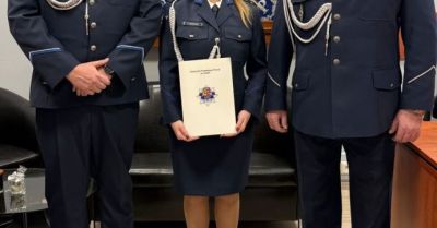Patrycja Mańkowska mianowana na stopień sierżanta Policji w Łobzie