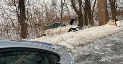 Wypadek na trasie Żuławka Sztumska Stare Pole. Pasażer ranny