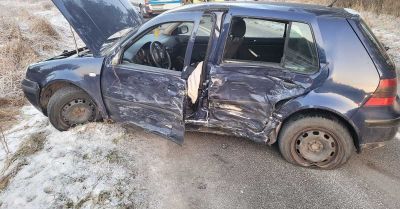 Poszukiwany kierowca złamał zakaz i spowodował kolizję