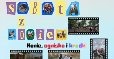 konie, ognisko i kredki