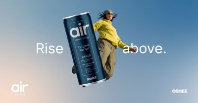 Nowa definicja energii. OSHEE prezentuje air - pierwszy w Polsce funkcjonalny napój energetyczny wspierający metabolizm