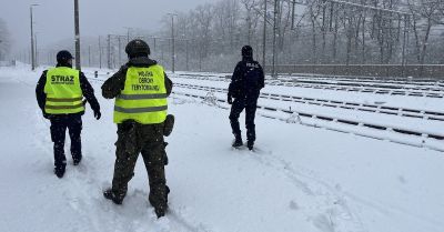 Policyjne patrole TOR chronią małopolskie tory i mosty