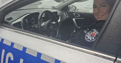 Mieszkanka dziękuje dzielnicowej z Grudziądza za pomoc