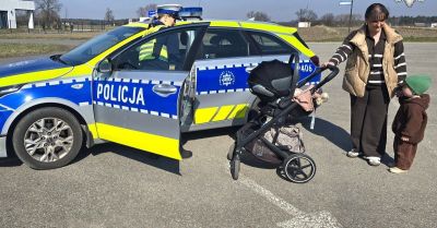 Policjanci z Bierunia spełnili marzenie dwuletniego Janka