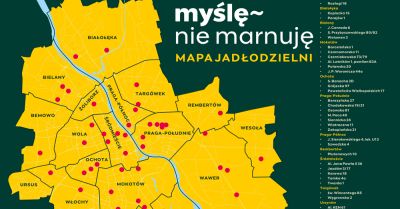 Nie wyrzucaj jedzenia - zanieś je do jednej z warszawskich jadłodzielni