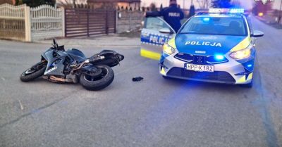 Po pościgu zatrzymano nietrzeźwego motocyklistę w Antoniach