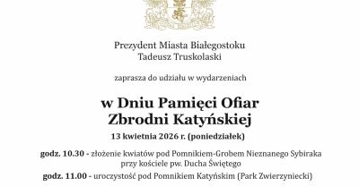 Pamiętamy o Katyniu i Sybirze