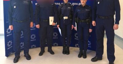 Komendant wręczył akty mianowania w choszczeńskiej policji