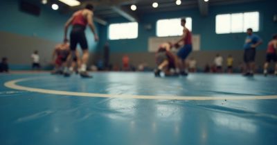 Mistrzostwa Polski w zapasach w Bielawie. Młodzi zapaśnicy rywalizowali o medale