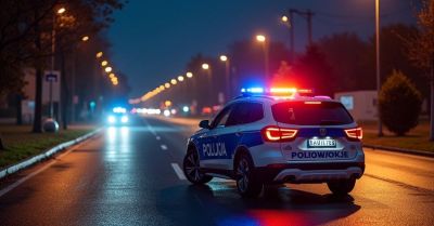 Policjanci uratowali 25-latkę podczas kontroli drogowej w Kętrzynie