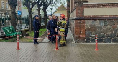 Wschowa: policjanci pomogli w ewakuacji podczas pożaru szpitala