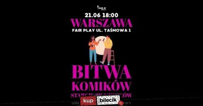 Bitwa Zwycięzców! Ty wybierasz najśmieszniejszego komika z najśmieszniejszych!