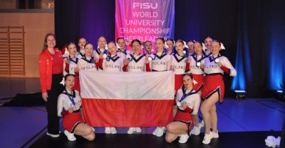 Polskie cheerleaderki akademickimi wicemistrzyniami świata! Wielki sukces w Goteborgu!