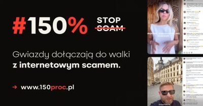 Scam nie może się opłacać. Gwiazdy dołączają do walki z internetowym scamem. Apel Brzoski ma już kilkadziesiąt tysięcy głosów
