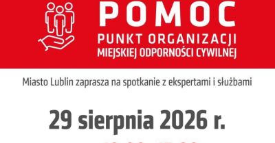 Otwieramy pierwszy Punkt Organizacji Miejskiej Odporności Cywilnej (POMOC)