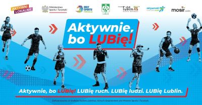 Aktywnie, bo LUBię! Bezpłatne wydarzenia sportowo-integracyjne dla dorosłych i seniorów
