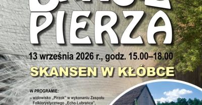 Darcie Pierza w  Skansenie w Kłóbce